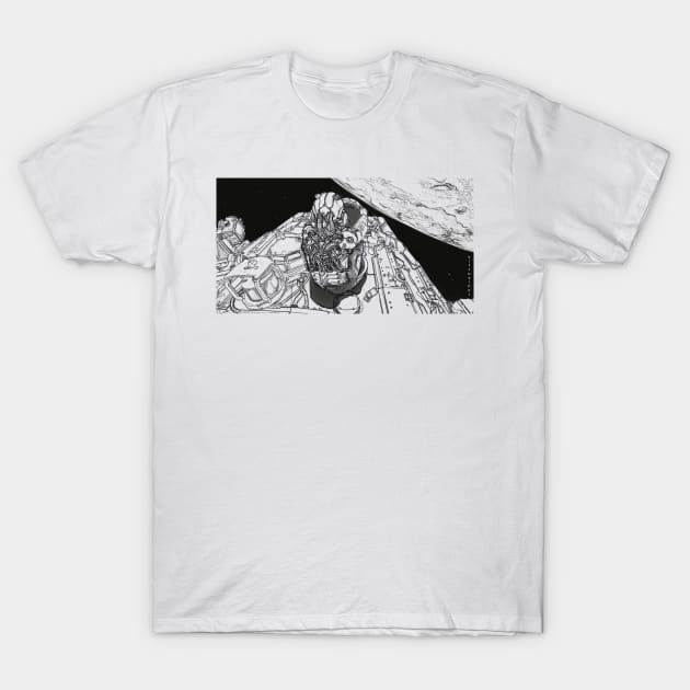 20XX: A SpaceX Odyssey T-Shirt by vitruvinci